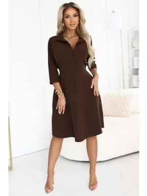 Kleid NUMOCO 286-9 SCHOKOLADE