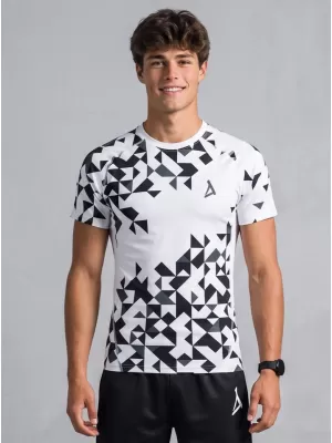 Funktionelle Kompression von Männern t -Shirt Premium ALTISPORT VOJ/ALM108TR04 WEIß