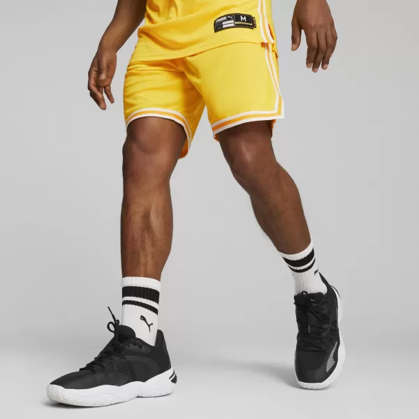  Shorts PUMA HOOPS TEAM GAME SHORT 67662905 CYBERGELB 