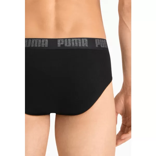  Herrenbekenntnisse PUMA BASIC BRIEF 2P 88910006 SCHWARZ/SCHWARZ 