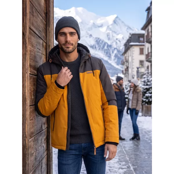  Herren-Winterjacke ALTISPORT GOLDWIN SENF 