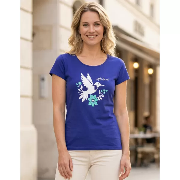  Frauen t -Shirt mit kurzen Ärmeln ALTISPORT ALW192122 KÖNIGLICH 