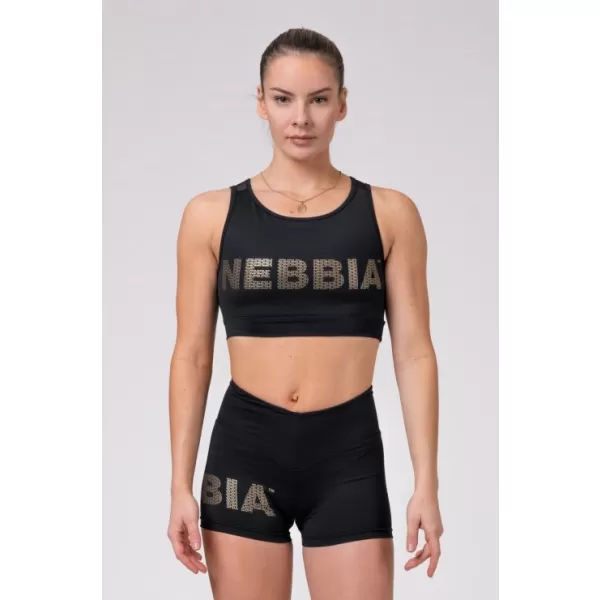  Gold Mesh Mini-Top 830 SCHWARZ Nebbia 