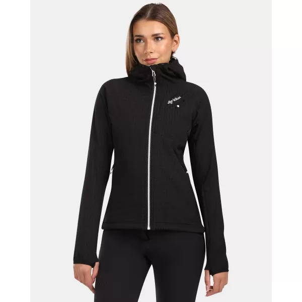  Fleece-Sweatshirt für Damen KILPI FRENSIS-W ZL0203KI SCHWARZ 