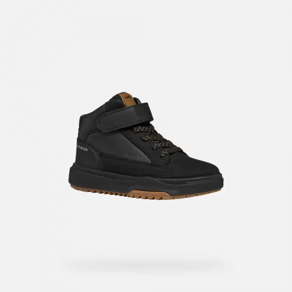  Stiefeletten für Jungen GEOX BUNSHEE B ABX SCHWARZ 