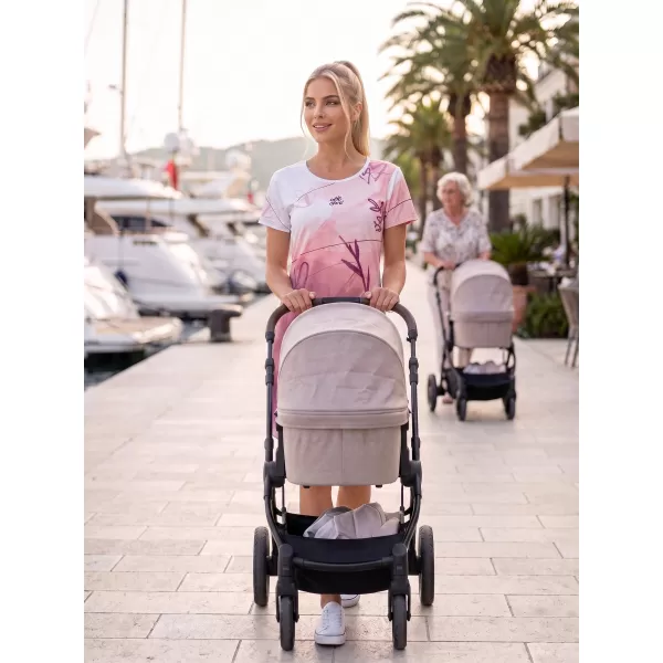  Erweitertes Premium-T-Shirt für Damen ALTISPORT VOJ/ALW083SAT02 WEIß ROSA 