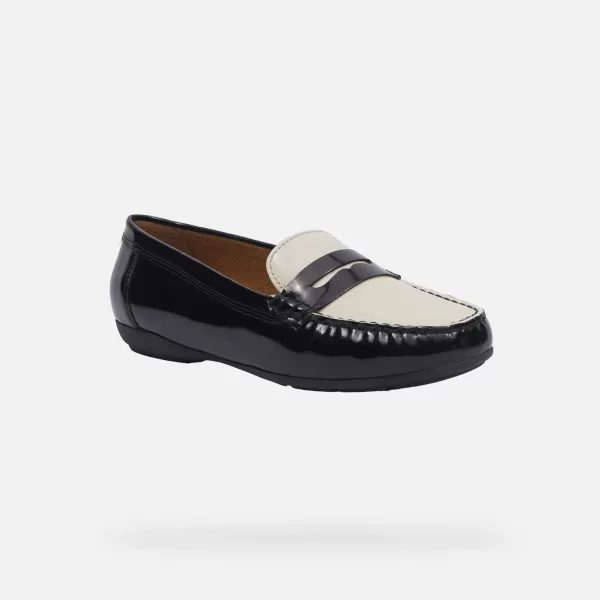  Damenmokassins GEOX ANNYTAH MOC G000633 SCHWARZ 