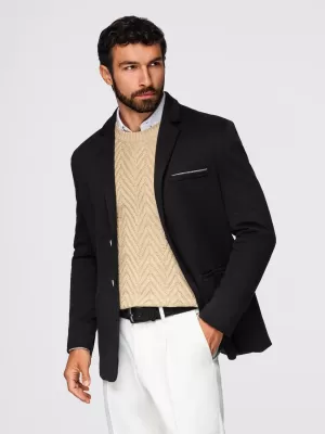 Jacke OMBRE OM-BLZB-0100 SCHWARZ