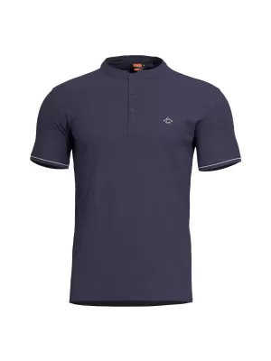 T-Shirt PENTAGON LEVANTES HENLEY T-SHIRT STRIPES K09025 MARINEBLAU