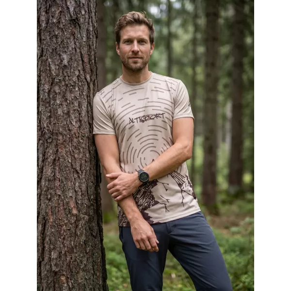  Herren Freizeithemd Premium ALTISPORT VOJ/ALM121TR06 BEIGE 