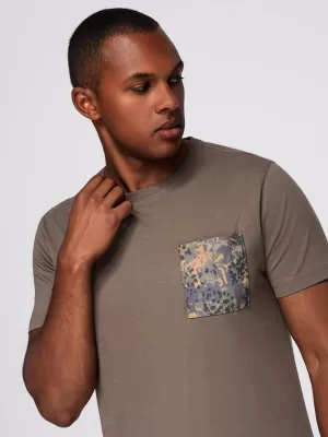 Hemd OMBRE OM-TSPT-0227 DUNKLE OLIVE