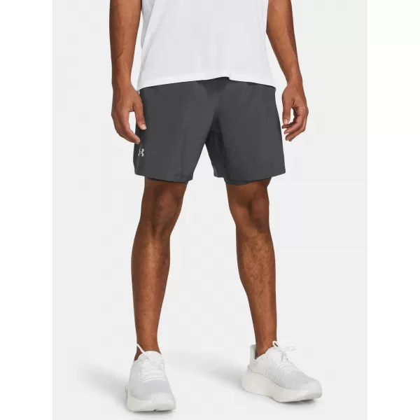  Herrenshorts UNDER ARMOUR UA LAUNCH 7'' 2-IN-1 SHORTS 1382641-025 GRAU 
