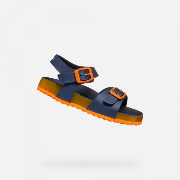  Sandalen für Jungen GEOX GHITA J558LC0003WC0659 DUNKELBLAU 