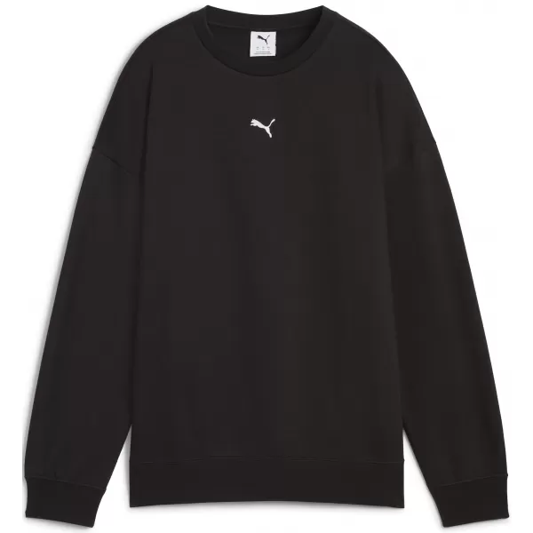  Damen Sweatshirt PUMA ESS OVERSIZED CREW FL 68540001 PUMA SCHWARZ 