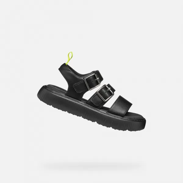  Sandalen für Mädchen GEOX KODETTE J55DBG000BCC9999 SCHWARZ 