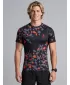 Funktionelle Kompression von Männern t -Shirt Premium ALTISPORT VOJ/ALM108TR04 SCHWARZ -ORANGE