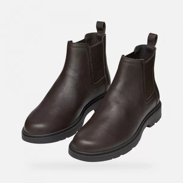  Herrenschuhe GEOX SPHERICA EC1 G006535 DUNKELBRAUN 