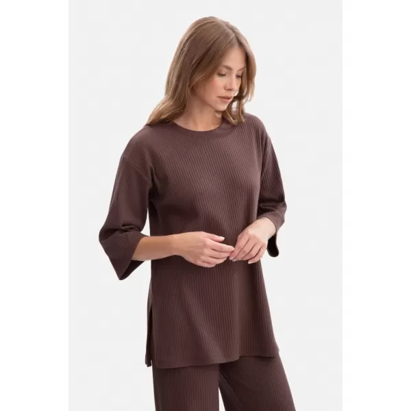  Damenbluse BEWEAR B301 BRAUN 