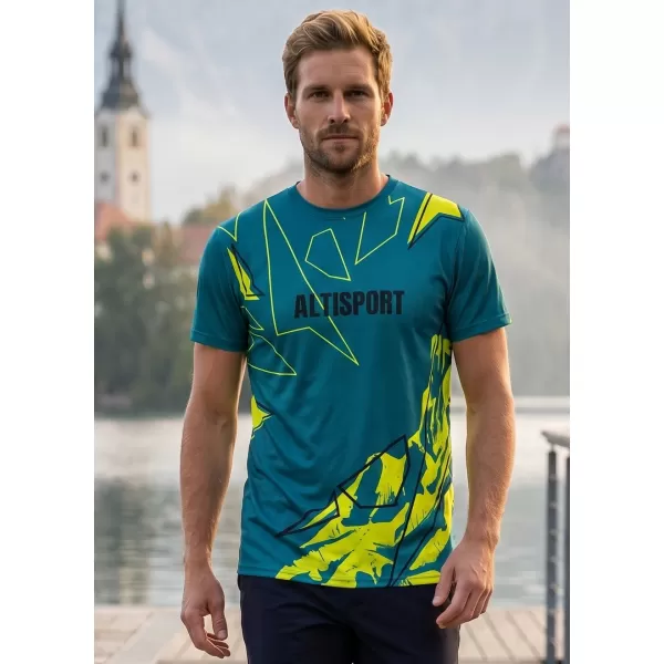  Herren Freizeithemd Premium ALTISPORT VOJ/ALM123TR06 KEROSIN 