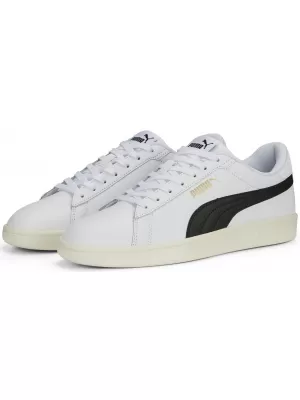 Herrenschuhe PUMA SMASH 3.0 L 39098703 PUMA WEIß/SCHWARZ/GOLD/ELFENBEIN