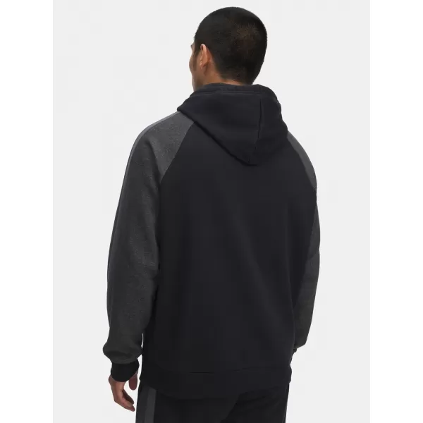  Herren-Sweatshirt UNDER ARMOUR RIVAL FLC CB HOOD SCHWARZ 