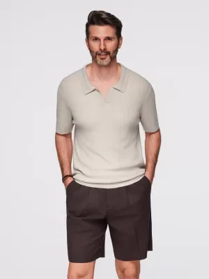 Herren t -Shirt OMBRE OM-POSS-0160 HELLGRAU