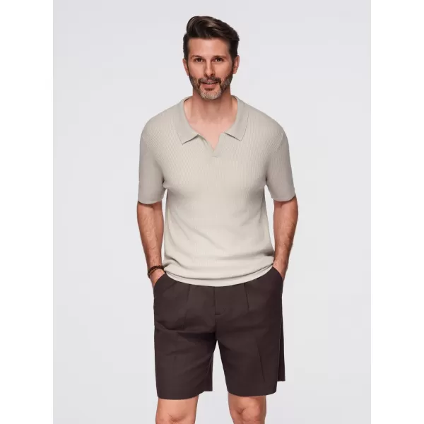  Herren t -Shirt OMBRE OM-POSS-0160 HELLGRAU 