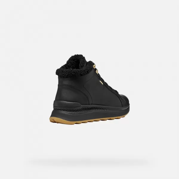  Damen-Sneaker GEOX SPHERICA ACTIF X2 G009708 SCHWARZ 