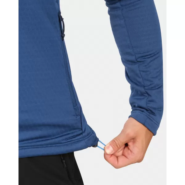  Fleece-Sweatshirt für Herren KILPI ERIN-M ZM0206KI DUNKELBLAU 