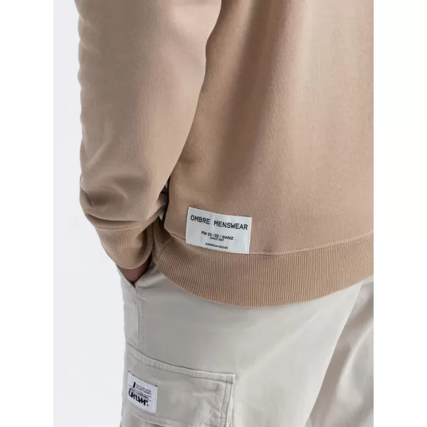 Herren-Sweatshirt OMBRE B1673 BEIGE 