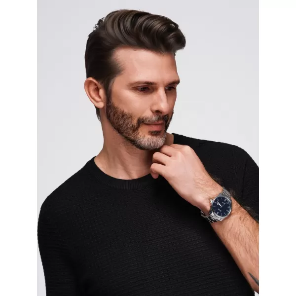  Hemd OMBRE OM-TSCT-0253 SCHWARZ 