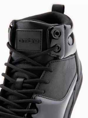 Herrenschuhe OMBRE OM-FOSH-0178 SCHWARZ