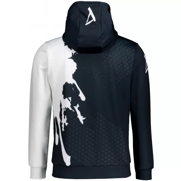  Funktionaler Sweatshirt -Premium von Männern ALTISPORT VOJ/ALM112MI01 SCHWARZ-WEIß 