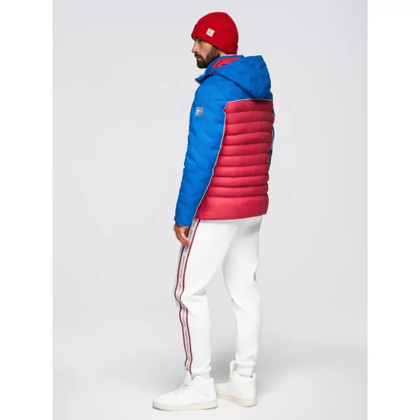 Jacke OMBRE OM-JALP-0206 BLAU UND ROT 