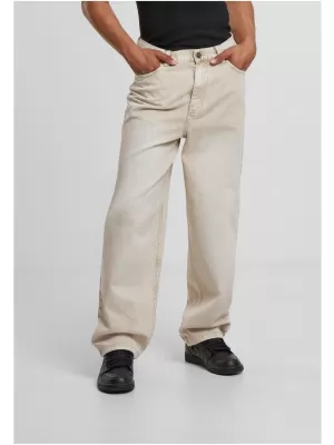 Jeans URBAN CLASSICS TB4461 WEIß SCHMUTZIG GEWASCHEN