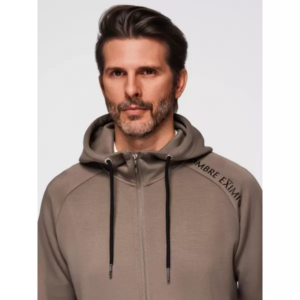  Herren-Sweatshirt OMBRE OM-SSZP-0216 GRAUBRAUN 