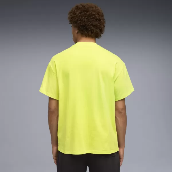  Herren-T-Shirt PUMA MELO ALWAYZ ON 1 TEE 63075504 ZITRONENSORBET 