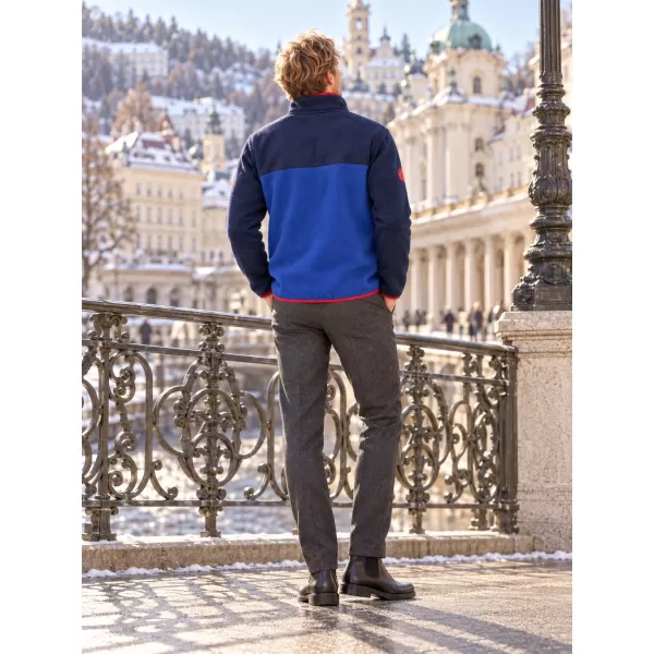  Fleece-Sweatshirt für Herren ALTISPORT GARM BLAU 