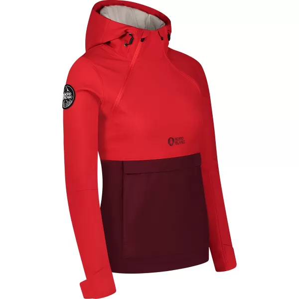  Softshell-Anorak für Damen NORDBLANC NBWSL8275 ROT 