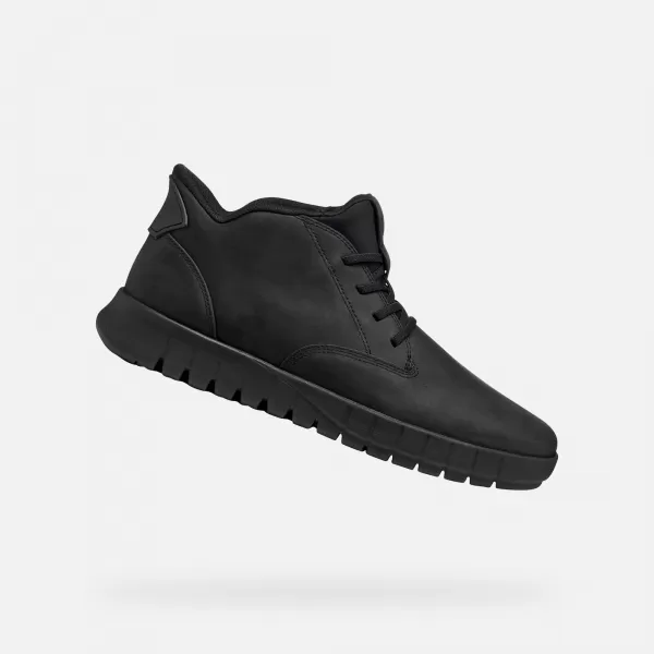  Herrenschuhe GEOX FLEXTRIDE PLUS G011461 SCHWARZ 