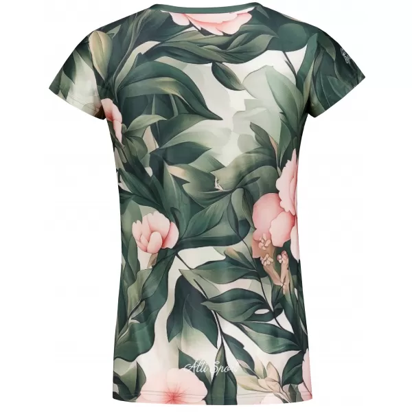  Damen Freizeitshirt Premium ALTISPORT VOJ/ALW097TR06 ROSA BLÜTEN 