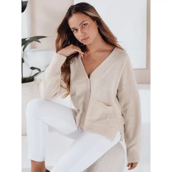  Damen Cardigan DSTREET MY2510 ECRU 