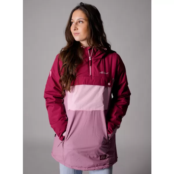  Winterjacke für Damen ALTISPORT GANICE BURGUND 