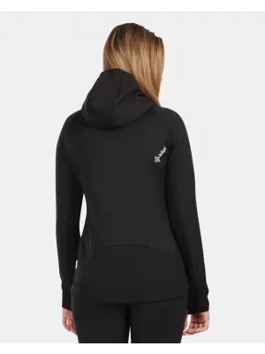 Fleece-Sweatshirt für Damen KILPI FRENSIS-W ZL0203KI SCHWARZ