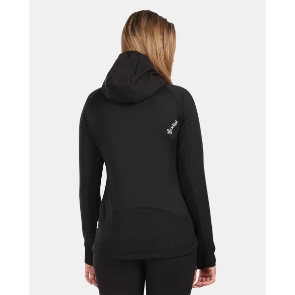  Fleece-Sweatshirt für Damen KILPI FRENSIS-W ZL0203KI SCHWARZ 