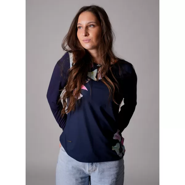  Damen-T-Shirt ALTISPORT GLADYS DUNKELBLAU 