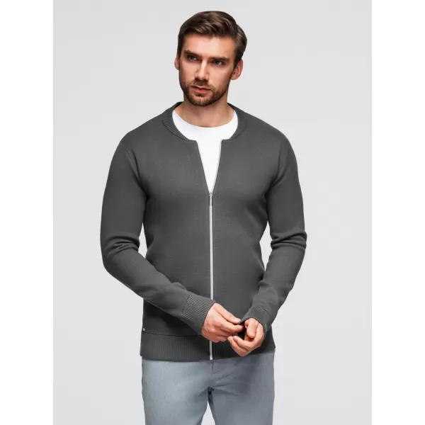  Herrenpullover OMBRE OM-SWZS-0146 GRAPHIT 