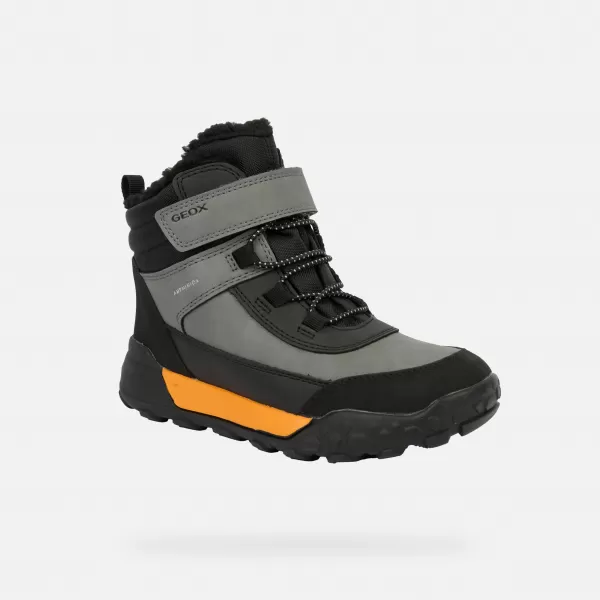  Winterstiefel für Jungen GEOX TREKKYUP B ABX J46MBE0MEMSC0036 SCHWARZ 