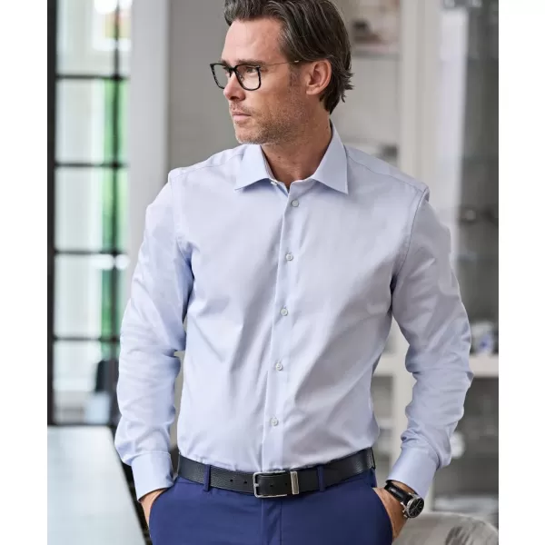  Herrenhemd TEE JAYS | TJ 4021 HELLBLAU 