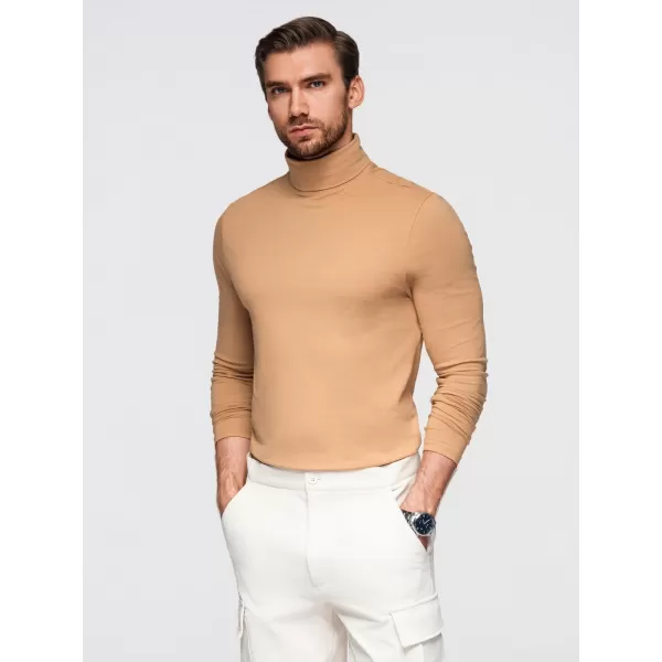  Hemd OMBRE OM-LSCL-0130 HELLBRAUN 